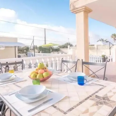 Villa Pedra Junto A Playa Den Bossa
